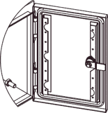 Reinforcements of metal enclosures