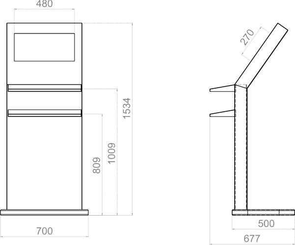 Enclosure for control panels