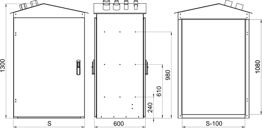 Enclosures substation hanging OSW