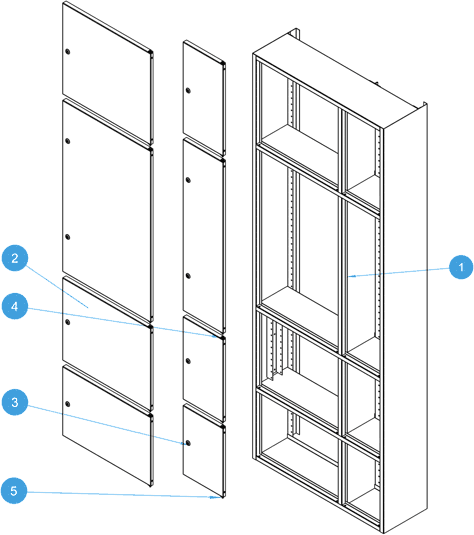 Enclosures for multi-family housing - construction Enclosures for multi-family housing - construction