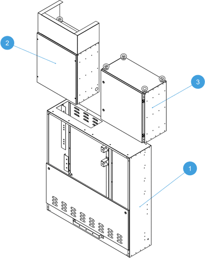 Construction - enclosure for indoor station switchgears